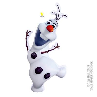 OLAF REINE DES NEIGES GONFLABLE